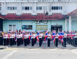นสต.เข้าร่วมกิจกรรม “รณรงค์และประชาสัมพันธ์การเลือกตั้งสมาชิกผู้แทนราษฎร และการออกเสียงประชามติ